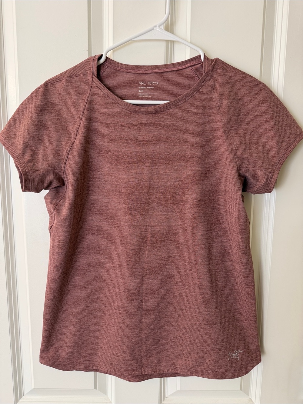 Arc'teryx Women's Short Sleeve Crew Top - Rosewood Heather